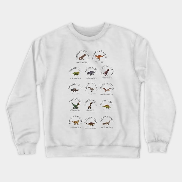 14 DINO Crewneck Sweatshirt by Myartstor 